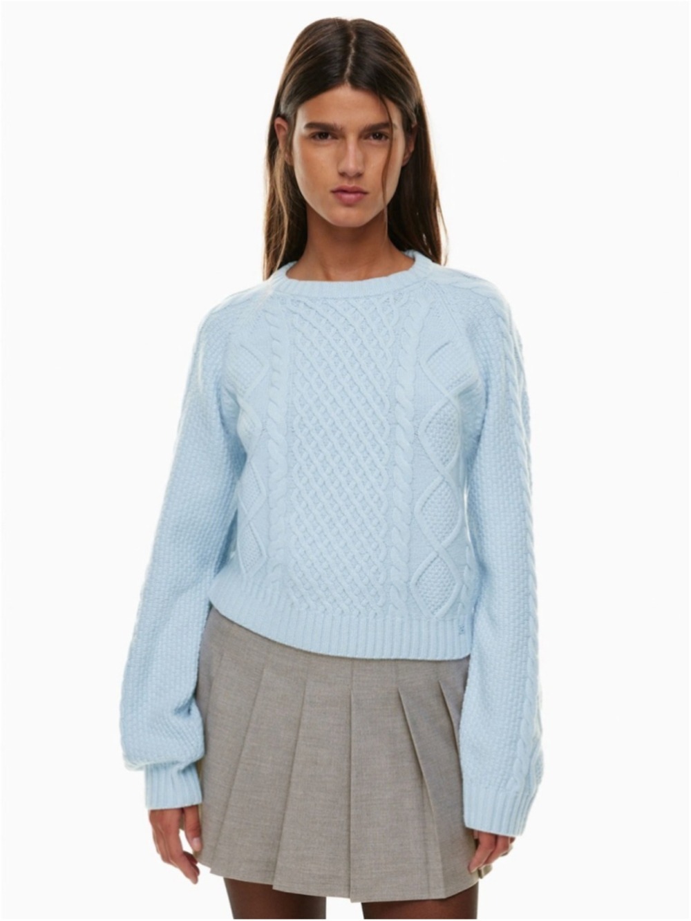 SUNDAY BEST LIMA SWEATER IN BLUE DIAMOND SIZE XS